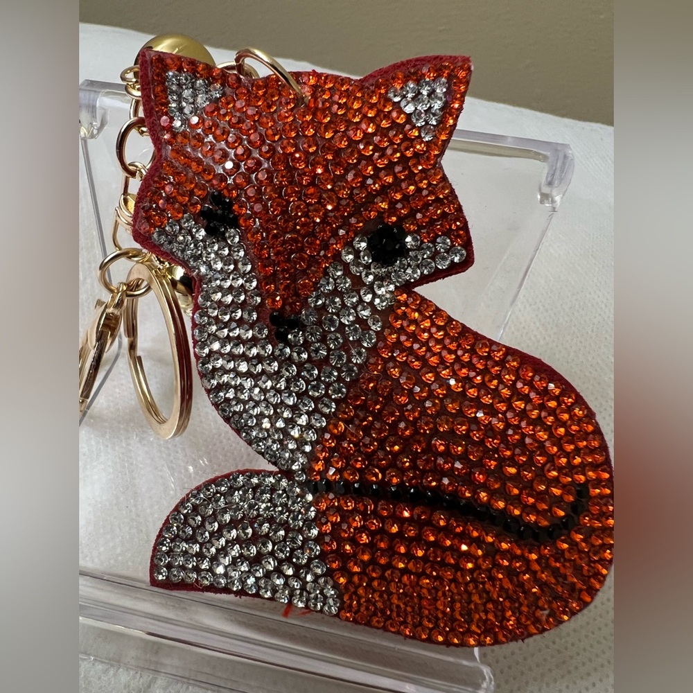 Sparkling Fox Bagcharm / Keychains New